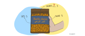 سعرات البلح البرحي